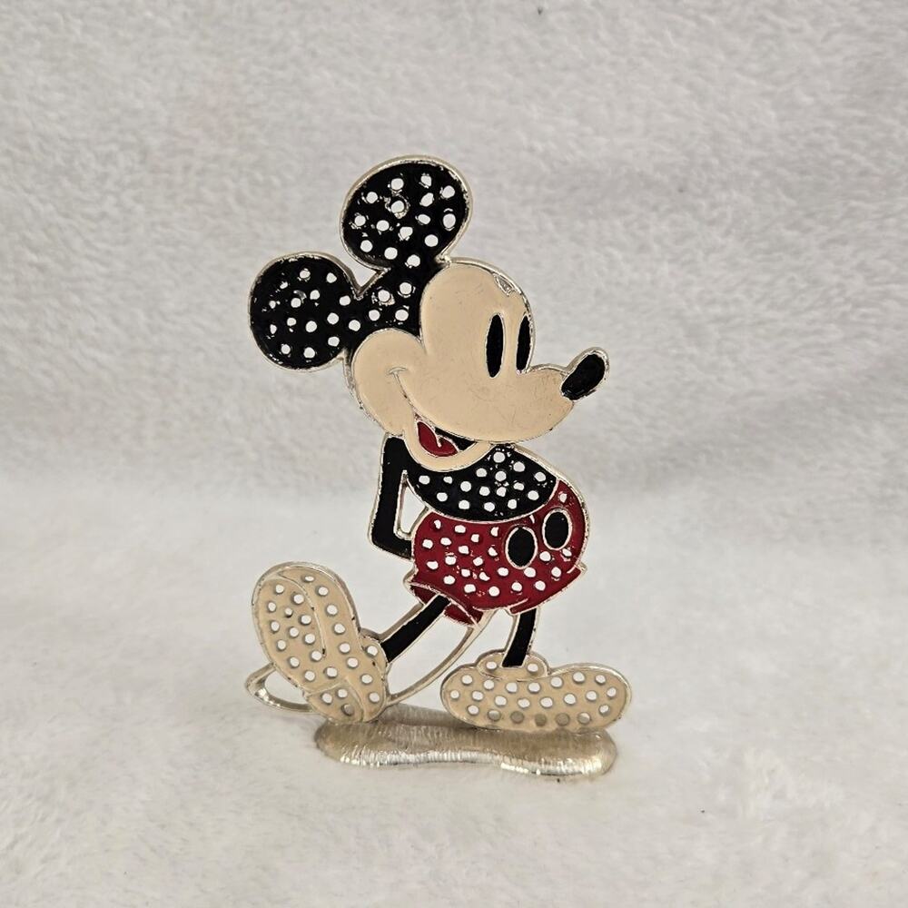 Vintage Walt Disney Productions Mickey Mouse Earring Holder – Solid Metal